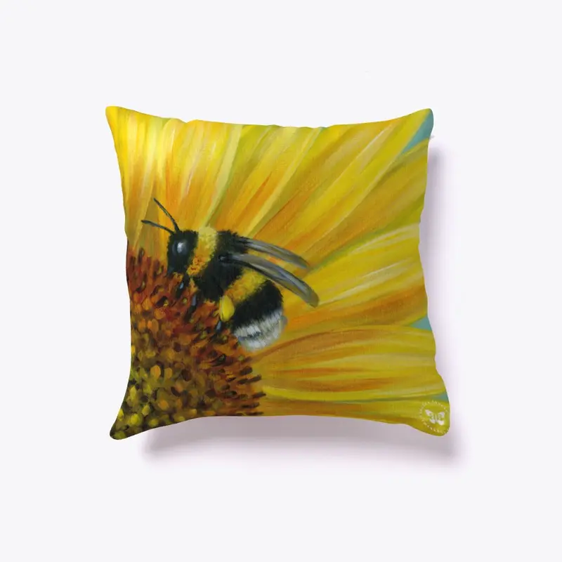 Bee + Sunflower